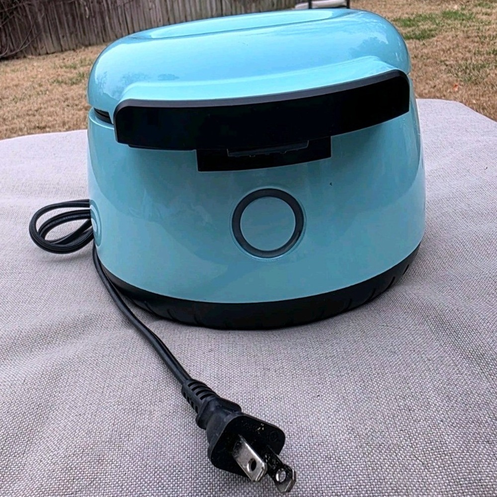 Brentwood Waffle Bowl Maker Turquoise Blue Non-Stick BW-952BL Kitchen Appliance